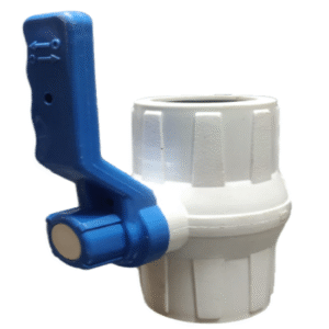 PP SOLID BALL VALVE LONG HANDLE