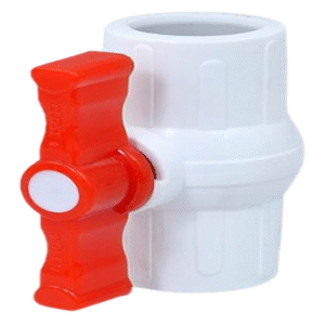 PP SOLID BALL VALVE SHORT HANDLE